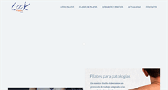 Desktop Screenshot of lookpilates.com